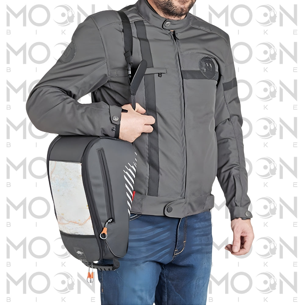 Borsa da serbatoio divisibile Kappa Moto AH201 Alpha universale 20-40 L con magneti