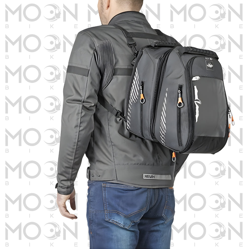 Borsa da serbatoio divisibile Kappa Moto AH201 Alpha universale 20-40 L con magneti