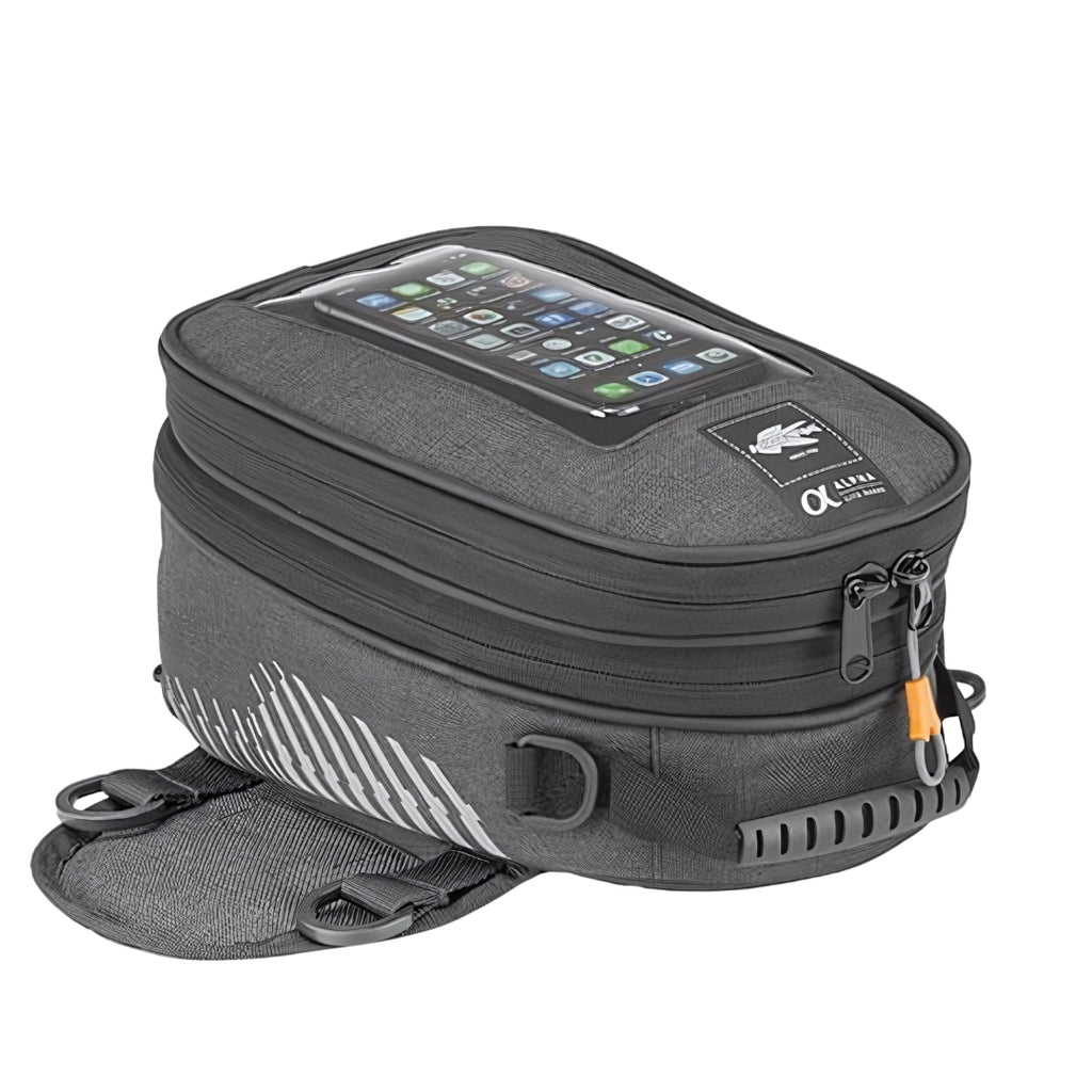 Kappa Moto Kappa AH205 Borsa Serbatoio Moto Estensibile 5-7 Litri – Universale Impermeabile Nero Borse e zaini da moto - Moon Bike - Vista 1