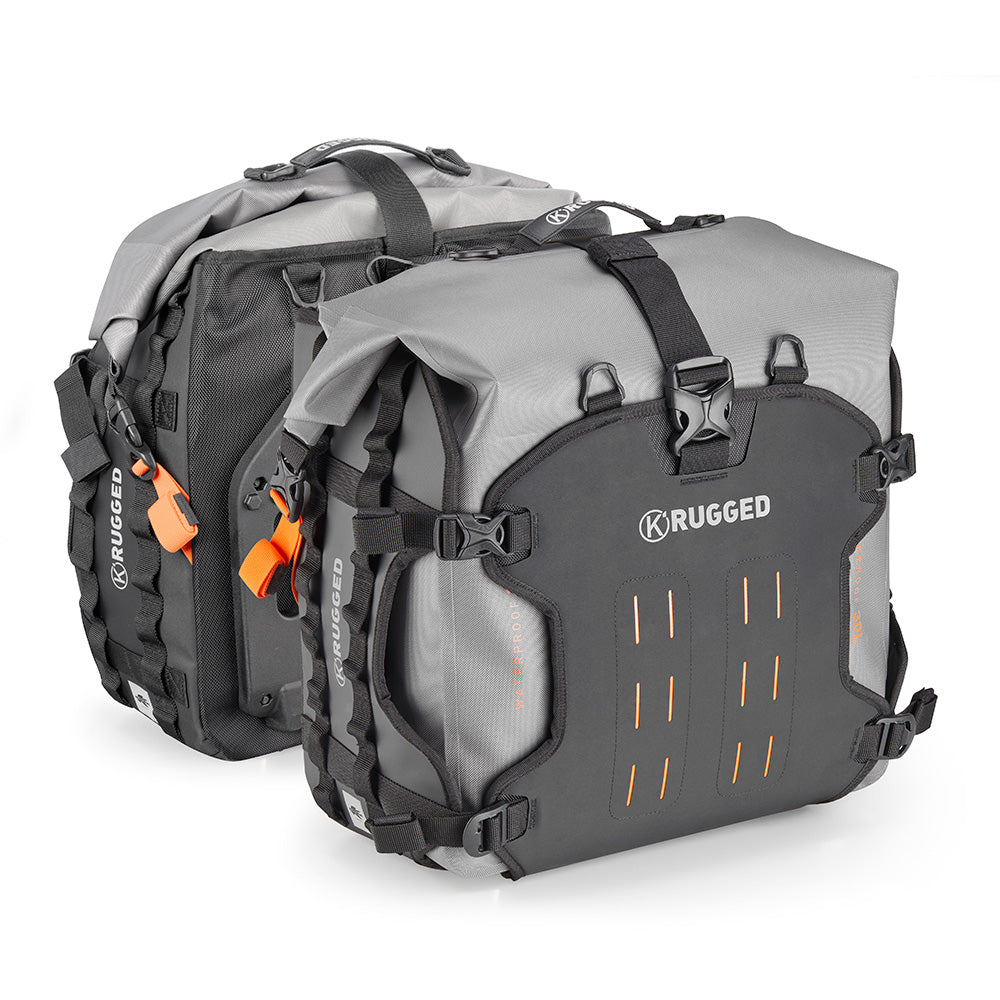 Kappa Moto Coppia borse laterali Kappa Moto AV07 K'Rugged 30+30 L impermeabili MONOKEY per moto Borse e zaini da moto - Moon Bike - Vista 1