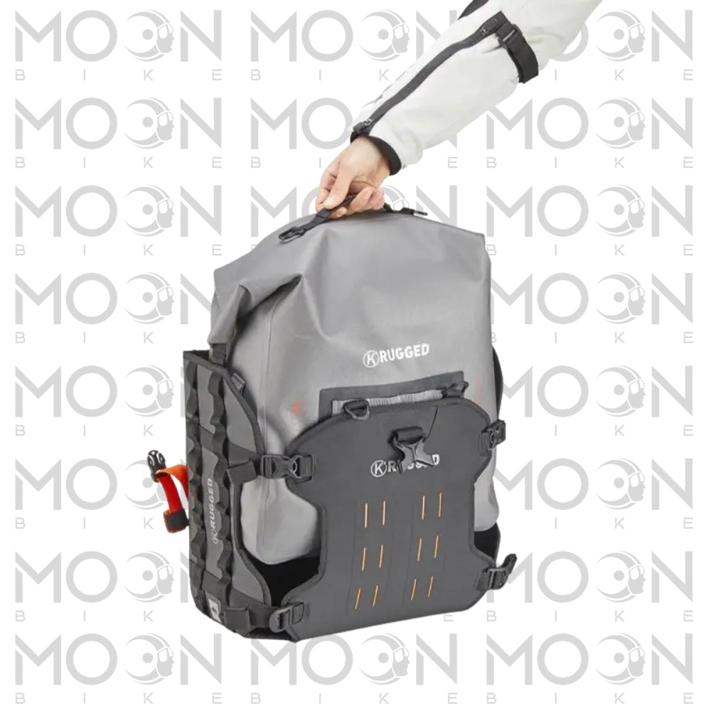 Coppia borse laterali Kappa Moto AV07 K'Rugged 30+30 L impermeabili MONOKEY per moto