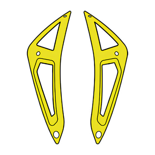 Airoh Aeratori Superiori Giallo Opaco – Ricambio Casco