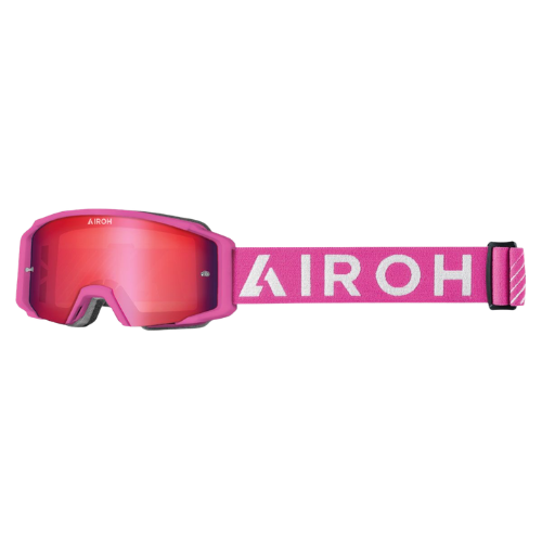 Airoh Airoh Blast XR1 Maschera Cross Rosa Opaco – Lente Specchio Rossa S1 Antifog | GBXR154 Blu Occhiali da moto - Moon Bike - Vista 1