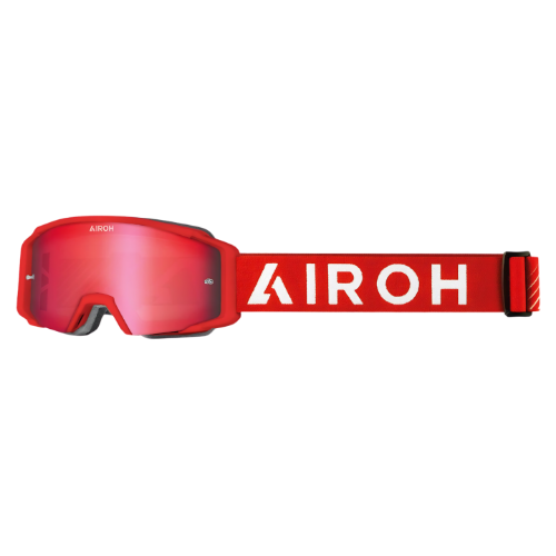 Airoh Airoh Blast XR1 Maschera Cross Rosso Opaco – Occhiali Moto Off-Road Lente Specchiata GBXR108 Rosso Occhiali da moto - Moon Bike - Vista 1