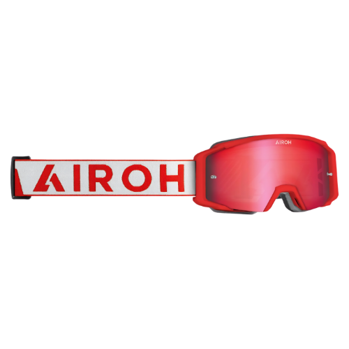 Airoh Airoh Blast XR1 Maschera Cross Rosso Opaco – Occhiali Moto Off-Road Lente Specchiata GBXR108 Rosso Occhiali da moto - Moon Bike - Vista 2