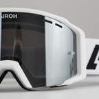 Airoh Blast XR1 Occhiali Cross Grigio Scuro Opaco – Maschera Motocross Enduro Off-Road Occhiali - Moon Bike - Vista 3