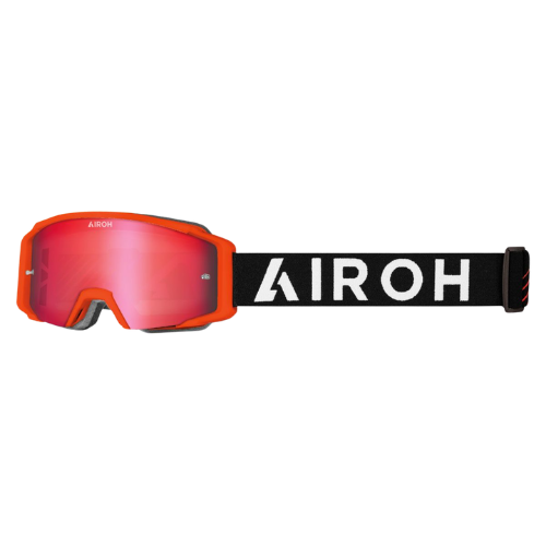 Airoh Airoh Blast XR1 Orange Matt – Occhiali Maschera Motocross Lente Specchio Rossa Trasparente Occhiali da moto - Moon Bike - Vista 1