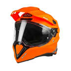 Airoh Airoh Commander Casco Adventure Arancio Fluo Opaco – HPC ECE 22.06 Dual On-Off Blu Caschi fuoristrada - Moon Bike - Vista 4