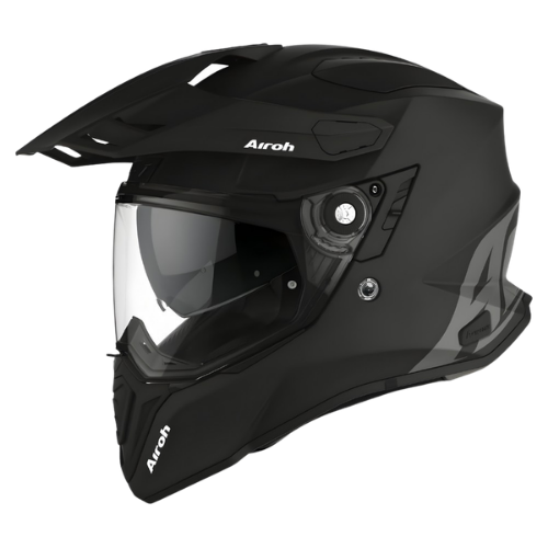 Airoh Commander Full Face Adventure Helmet Matt Black – HPC 3in1 Pinlock ECE 22.05