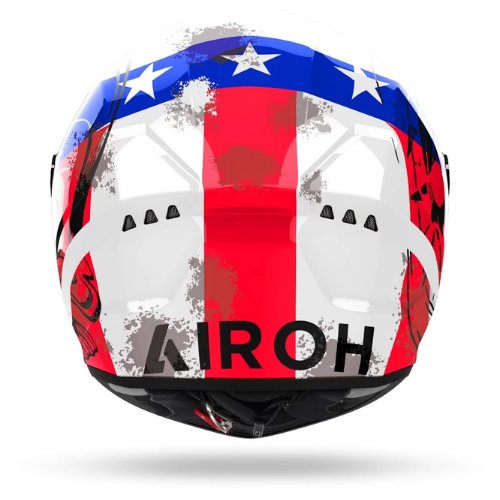 Airoh Connor Nation Casco Integrale Multicolore Lucido HRT ECE 22.06