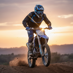 Airoh Blast XR1 Maschera Cross Enduro Blue Matt – Lente Specchiata Blu Antiappannamento GBXR119 - Moon Bike - Vista 6