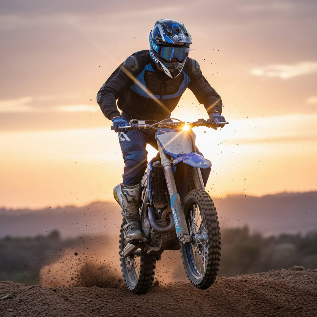 Airoh Blast XR1 Maschera Cross Enduro Blue Matt – Lente Specchiata Blu Antiappannamento GBXR119 - Moon Bike - Vista 6