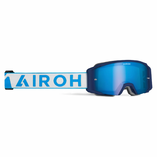 Airoh Airoh Goggle Blast XR1 Blue Matt – Maschera Cross Enduro Lente Specchiata Blu GBXR119 Blu Occhiali da moto - Moon Bike - Vista 2