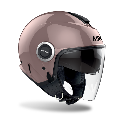 Airoh Helyos Color Casco Jet Rosa Metallizzato – Doppia Visiera Custom Kit ECE 22.06 (HE654)