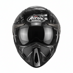Airoh J106 Command Casco Modulare Nero Opaco P/J ECE 22.05 – Doppia Omologazione Tg. XS - Moon Bike - Vista 3