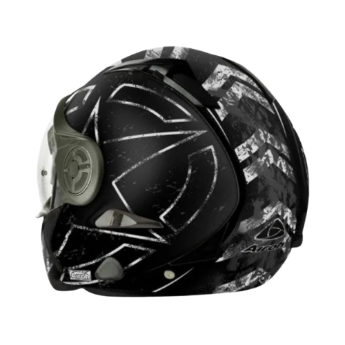 Airoh J106 Command Casco Modulare Nero Opaco P/J ECE 22.05 – Doppia Omologazione Tg. XS - Moon Bike - Vista 2