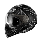 Airoh Airoh J106 Command Nero Opaco – Casco Modulare Doppia Omologazione P/J ECE 22.05 Tg. XS Nero Caschi modulari - Moon Bike - Vista 1