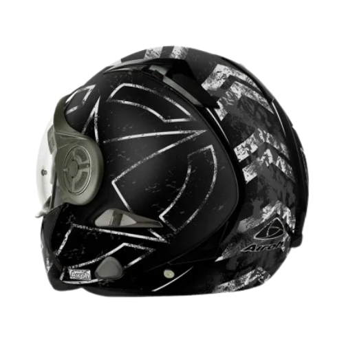Airoh Airoh J106 Command Nero Opaco – Casco Modulare Doppia Omologazione P/J ECE 22.05 Tg. XS Nero Caschi modulari - Moon Bike - Vista 2
