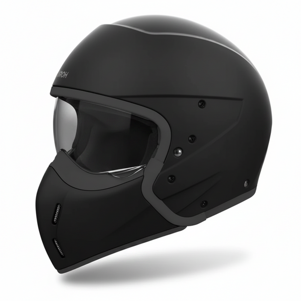 Airoh J110 Casco Modulare 2in1 Nero Opaco Carbonio ECE 22.06