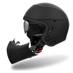 Airoh J110 Casco Modulare 2in1 Nero Opaco Carbonio ECE 22.06