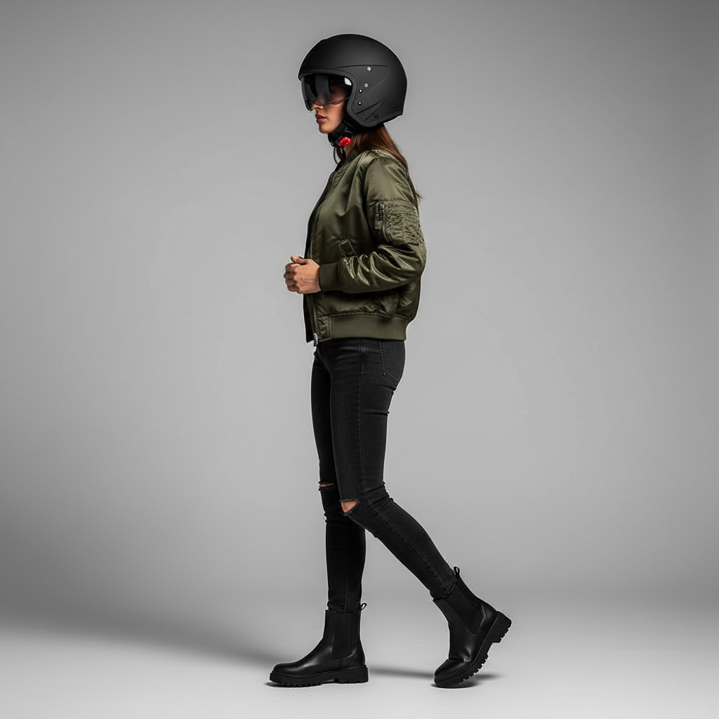 Airoh J110 Casco Modulare 2in1 Nero Opaco Carbonio ECE 22.06