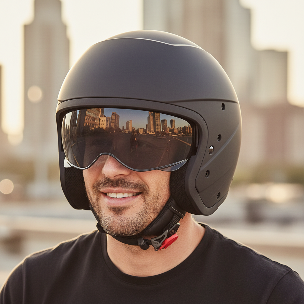 Airoh J110 Casco Modulare 2in1 Nero Opaco Carbonio ECE 22.06