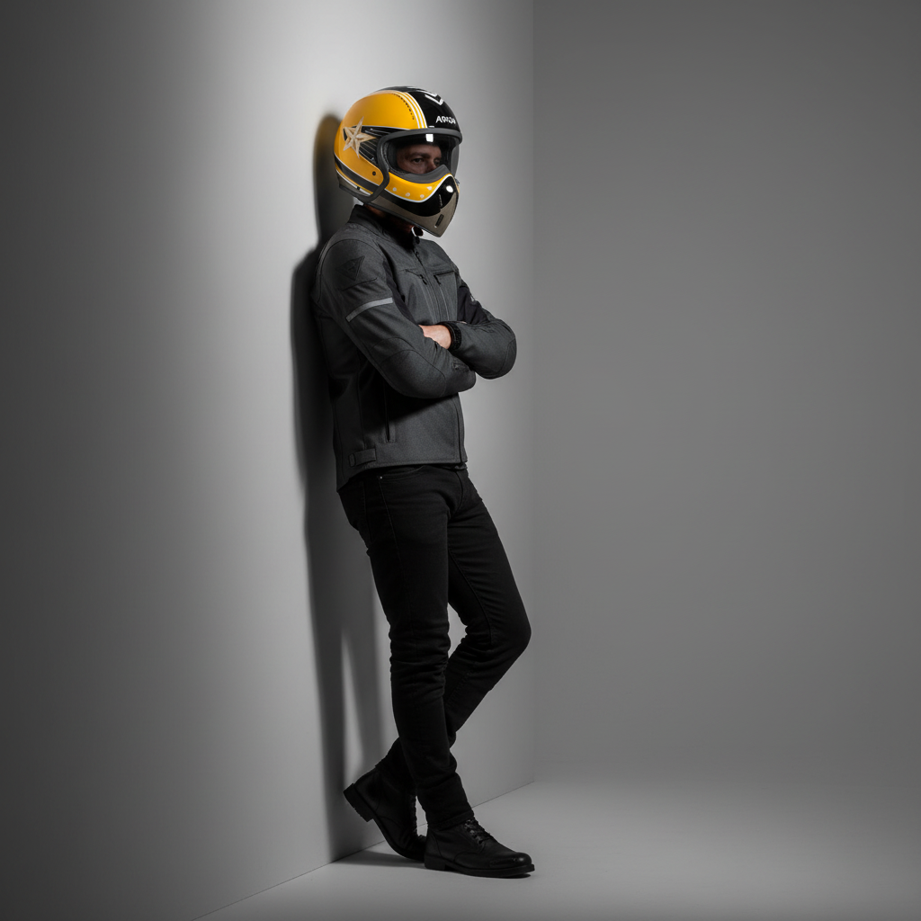 Airoh J110 Command Casco Modulare 2in1 Giallo Lucido ECE 22.06