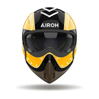 Airoh J110 Command Casco Modulare 2in1 Giallo Lucido ECE 22.06