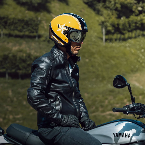 Airoh J110 Command Casco Modulare 2in1 Giallo Lucido ECE 22.06