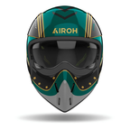 Airoh J110 Command Casco Modulare 2in1 Verde Menta Lucido ECE 22.06