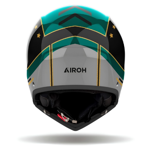 Airoh J110 Command Casco Modulare 2in1 Verde Menta Lucido ECE 22.06