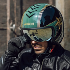 Airoh J110 Command Casco Modulare 2in1 Verde Menta Lucido ECE 22.06
