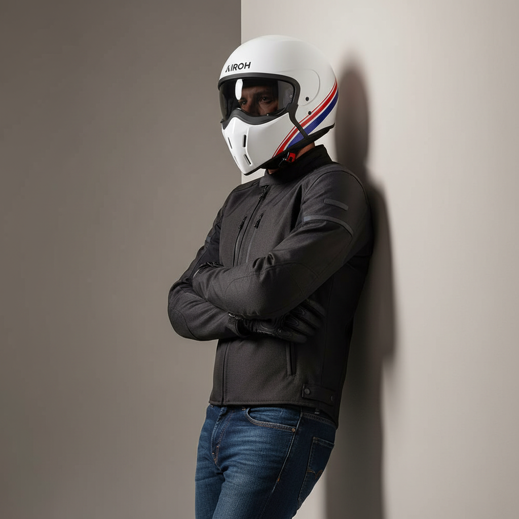 Airoh J110 EON Casco Modulare 2in1 Carbonio ECE 22.06