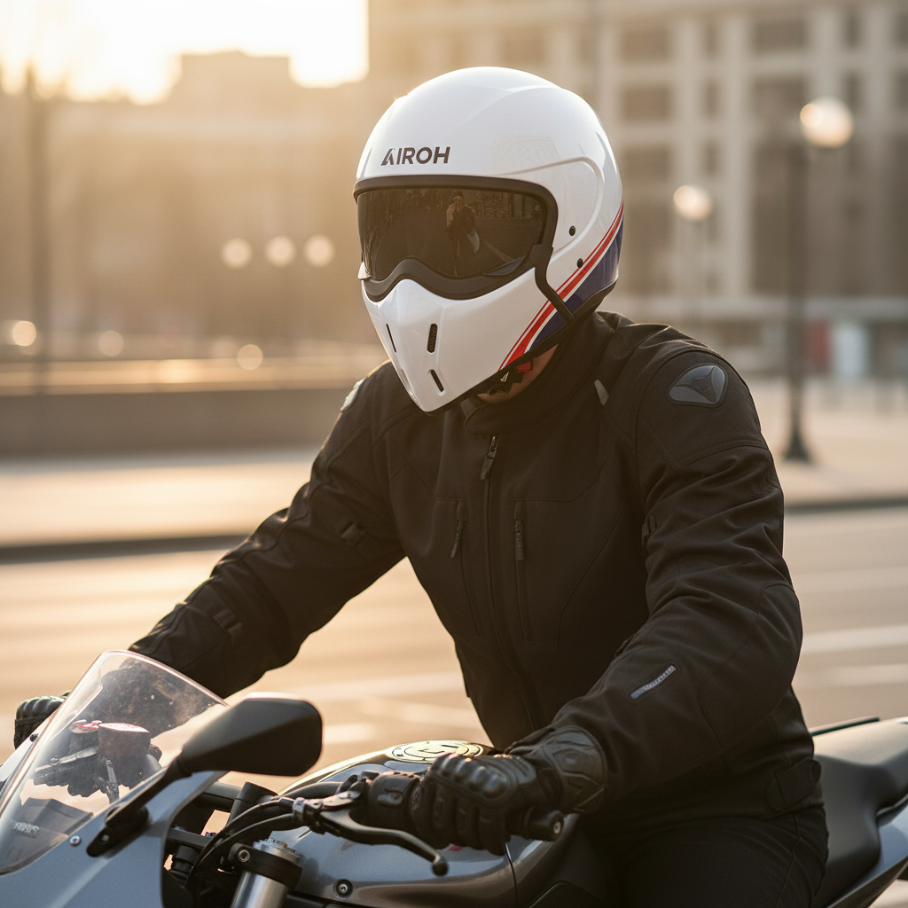 Airoh J110 EON Casco Modulare 2in1 Carbonio ECE 22.06