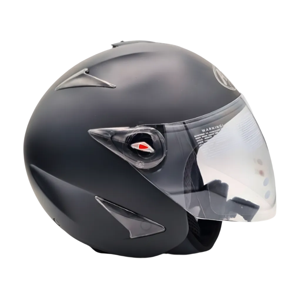 Airoh JT Matt Black Demi-Jet Helmet – Moon Bike S.r.l