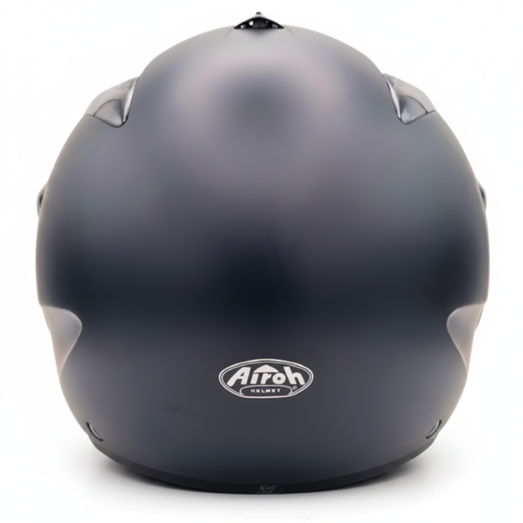 Airoh JT Casco Demi-Jet Nero Opaco – Ultraleggero 900g ECE 22.05 Visiera Lunga