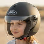 Airoh MR Jet Casco Jet Bambino Antracite Opaco ECE 22.05 - Moon Bike - Vista 5