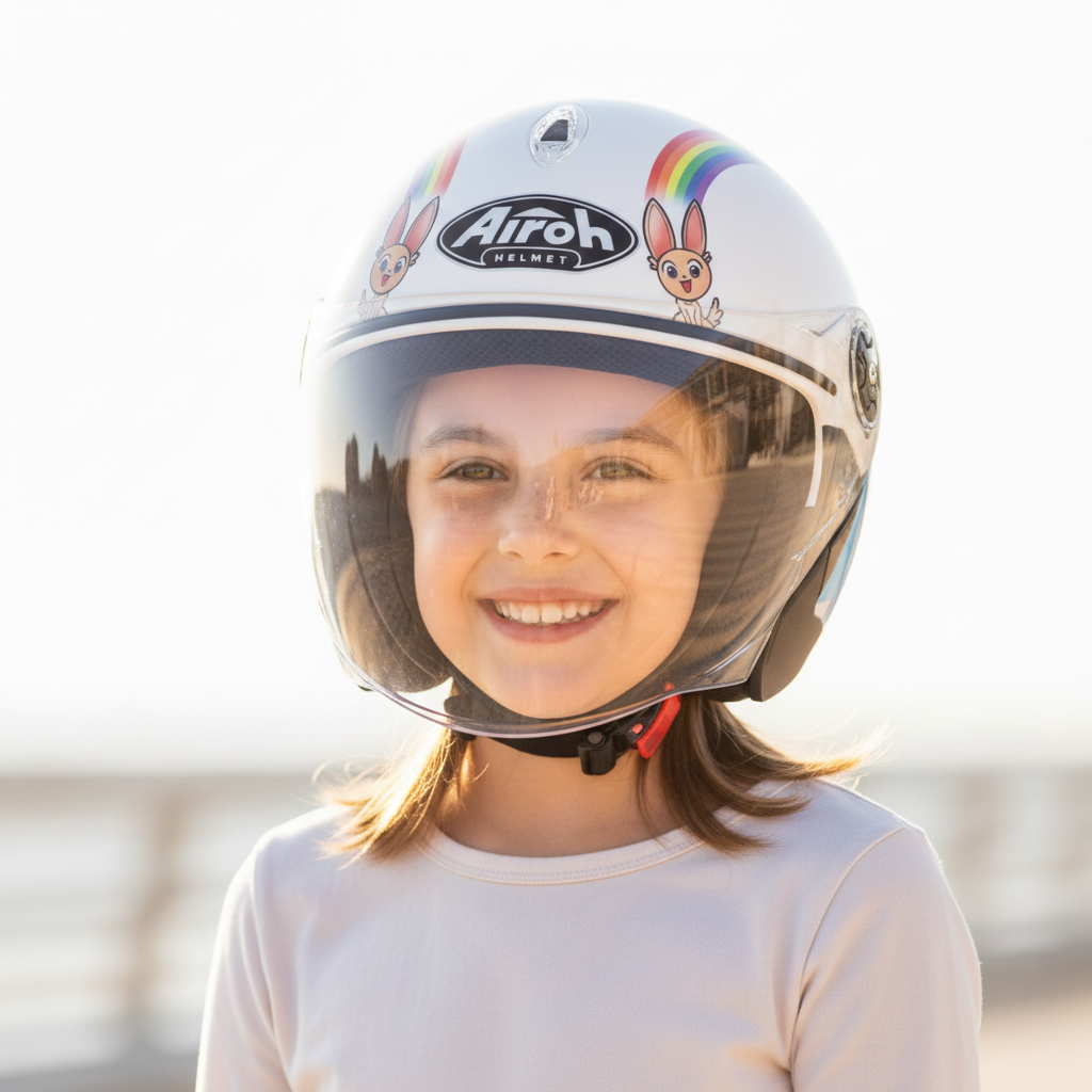 Airoh MR Jet Me Contro Te Casco Jet Bambino Lucido – ECE 22.05 Moto Scooter