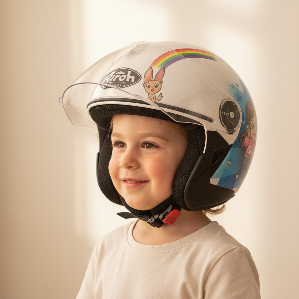 Airoh MR Jet Me Contro Te Casco Jet Bambino Lucido – ECE 22.05 Moto Scooter