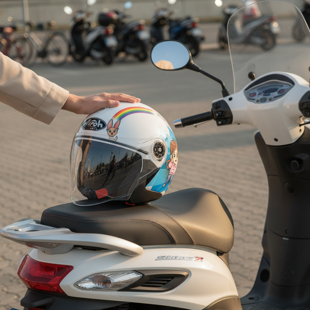Airoh MR Jet Me Contro Te Casco Jet Bambino Lucido – ECE 22.05 Moto Scooter