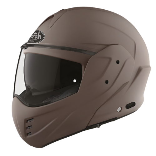 Airoh Mathisse Casco Modulare Bronzo Opaco – Doppia Omologazione P/J Flip-Up ECE 22.05