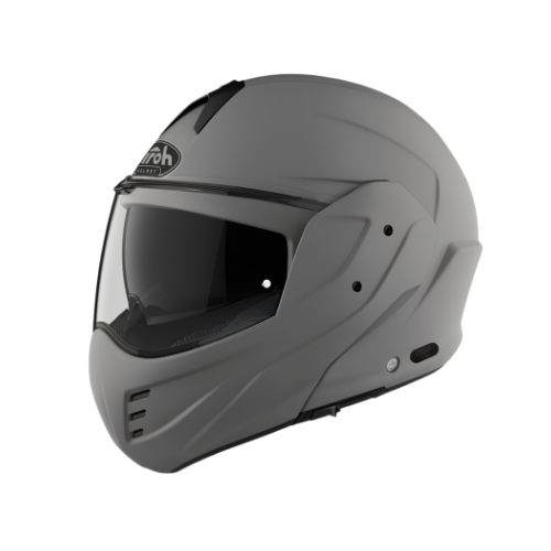 Airoh Mathisse Casco Modulare P/J Grigio Scuro Opaco Taglia XL – ECE 22.06 Bluetooth Ready (MTH81)