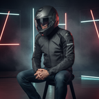 Airoh REV 19 Casco Modulare Flip-Up Antracite Opaco – Doppia Omologazione P/J ECE 22.05 con Pinlock - Moon Bike - Vista 8