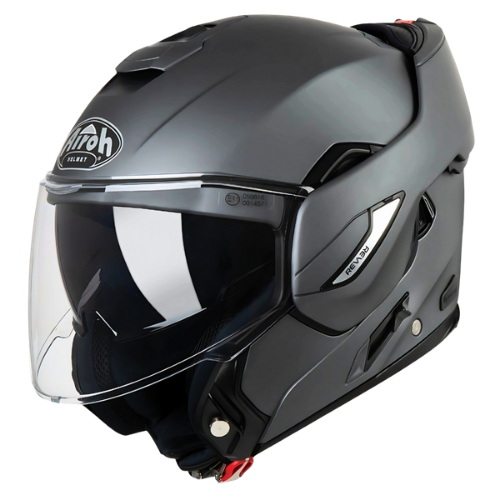 Airoh REV 19 Casco Modulare Flip-Up Antracite Opaco – Doppia Omologazione P/J ECE 22.05 con Pinlock - Moon Bike - Vista 2