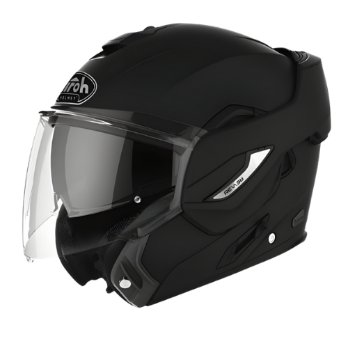 Airoh REV 19 Casco Modulare Nero Opaco Flip-Up P/J – Pinlock Incluso ECE 22.05