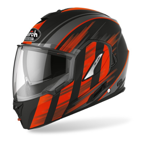 Airoh Airoh REV 19 Ikon Arancione Opaco – Casco Modulare P/J Flip-Up ECE Arancione Caschi modulari - Moon Bike - Vista 1