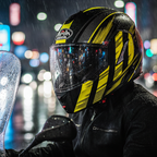 Airoh REV 19 Ikon Casco Modulare Flip-Up Giallo Opaco – Doppia Omologazione P/J ECE 22.05 - Moon Bike - Vista 6