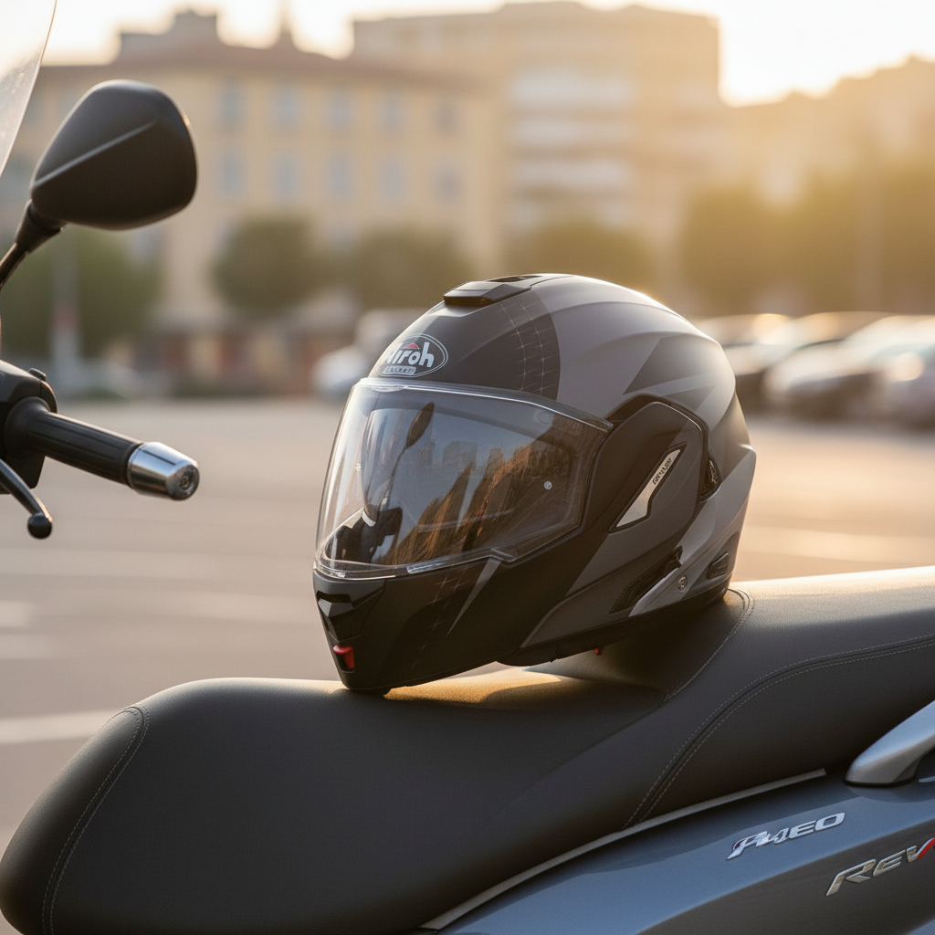 Airoh REV 19 Leaden Casco Modulare Antracite Opaco P/J Flip-Up ECE 22.05