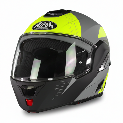 Airoh REV 19 Leaden Casco Modulare Giallo Opaco P/J Flip-Up ECE 22.05 - Moon Bike - Vista 1