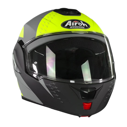 Airoh REV 19 Leaden Casco Modulare Giallo Opaco P/J Flip-Up ECE 22.05